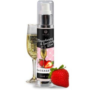 SECRETPLAY – ACEITE MASAJE FRESAS  CAVA 50 ML