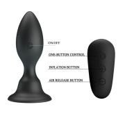 MR PLAY – PLUG ANAL CON VIBRACION NEGRO CONTROL REMOTO