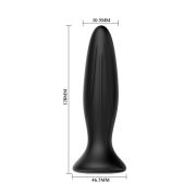 MR PLAY – PLUG ANAL VIBRADOR NEGRO RECARGABLE