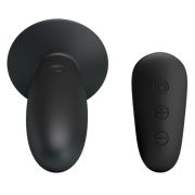 MR PLAY – PLUG ANAL CON VIBRACION NEGRO CONTROL REMOTO