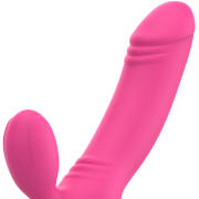 OHMAMA – BIX VIBRADOR DOBLE ESTIMULACIÓN XMAS EDITION ROSA