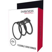 DARKNESS – SET DE 3 ANILLAS PENE FLEXIBLE