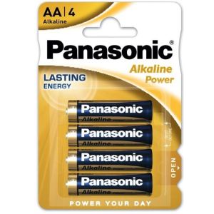 PANASONIC – BRONZE PILA ALCALINA AA LR6 BLISTER*4