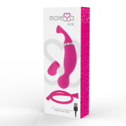 MORESSA – KIRK DUO SUCCIONADOR + MASAJEADOR MULTI PRESTACIONES PREMIUM SILICONE RECARGABLE