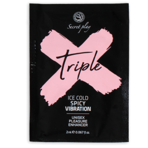 SECRETPLAY – MONODOSIS TRIPLE X INTENSIFICADOR PLACER