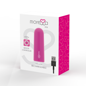 MORESSA – NIX POTENTE VIBRADOR MULTI JUEGOS CONTROL REMOTO ROSA