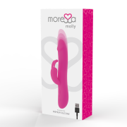 MORESSA – MOLLY IMPULSOR UPDOWN Y POTENTE VIBRACION PREMIUM SILICONE RECARGABLE