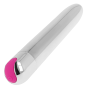 OHMAMA – VIBRADOR SILVER RECARGABLE 10 MODOS 18.5 CM