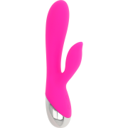 OHMAMA – VIBRADOR CON RABBIT 10 MODOS DE VIBRACIÓN 19 CM