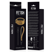 FETISH SUBMISSIVE ORIGEN – COLLAR CON CADENA CON FORRO DE NEOPRENO