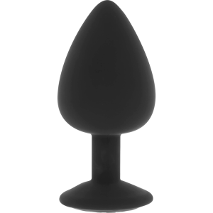 OHMAMA – PLUG ANAL SILICONA DIAMOND TALLA L 9 CM