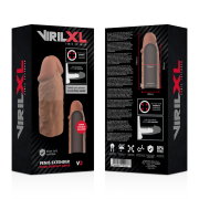 VIRILXL – EXTENSION DE PENE LIQUID SILICONE V3 MARRON