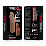 VIRILXL – EXTENSION DE PENE LIQUID SILICONE V5 MARRON