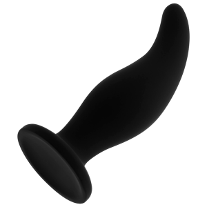 OHMAMA – PLUG ANAL SILICONA CURVADO PUNTO P 12 CM