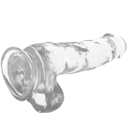 X RAY – ARNÉS + DILDO REALISTA TRANSPARENTE 18.5 CM -O- 3.8 CM