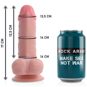 ROCKARMY – ARNES + DUAL DENSITY PANZER DILDO REALISTA 17 CM -O- 4.46 CM