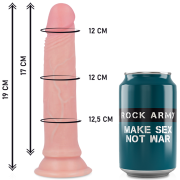 ROCKARMY – HARNESS + LIQUID SILICONE DILDO PREMIUM AVENGER 19 CM -O- 3.98 CM