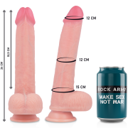 ROCKARMY – ARNÉS + LIQUID SILICONE DILDO PREMIUM KINGCOBRA 24 CM -O- 4.77 CM