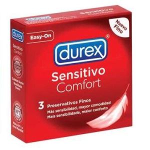 DUREX – SENSITIVO SUAVE 3 UNIDADES