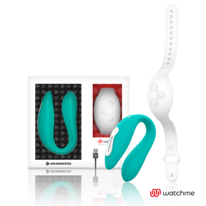 WEARWATCH – VIBRADOR DUAL TECHNOLOGY WATCHME AGUA MARINA / NÍVEO