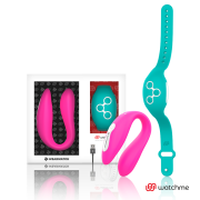 WEARWATCH – VIBRADOR DUAL TECHNOLOGY WATCHME FUCSIA / AGUA MARINA