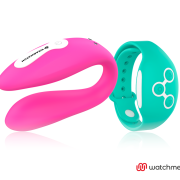 WEARWATCH – VIBRADOR DUAL TECHNOLOGY WATCHME FUCSIA / AGUA MARINA