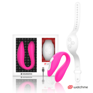 WEARWATCH – VIBRADOR DUAL TECHNOLOGY WATCHME FUCSIA / NÍVEO