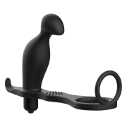 ADDICTED TOYS – PLUG ANAL CON ANILLO SILICONA NEGRO 12 CM