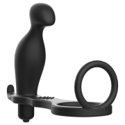 ADDICTED TOYS – PLUG ANAL CON ANILLO SILICONA NEGRO 12 CM