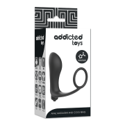 ADDICTED TOYS – PLUG ANAL VIBRADOR CON ANILLO PENE