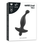 ADDICTED TOYS – MASAJEADOR ANAL CON VIBRACIÓN NEGRO MODELO 1