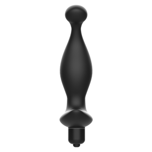 ADDICTED TOYS – MASAJEADOR ANAL CON VIBRACIÓN NEGRO MODELO 1