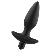 ADDICTED TOYS – MASAJEADOR PLUG ANAL CON VIBRACIÓN NEGRO