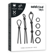 ADDICTED TOYS – KIT DE 7 ANILLAS SILICONA FLEXIBLE